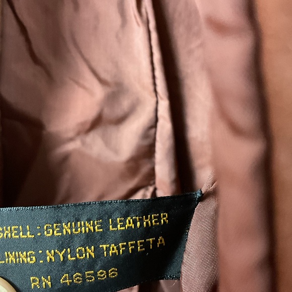 Men’s Vintage Bertini Brown Leather Blazer Jacket Button Down Size 42L - Picture 14 of 14